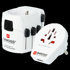 SKROSS Weltreiseadapter PRO World und USB 7A SKROSS Weltreiseadapter PRO World und USB 7A
